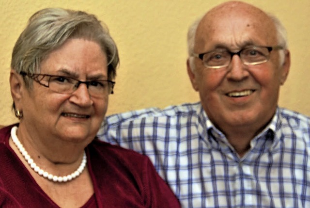 In der Bismarckstrae zu Hause: Anita und Helmut Magar   | Foto: W. BECK
