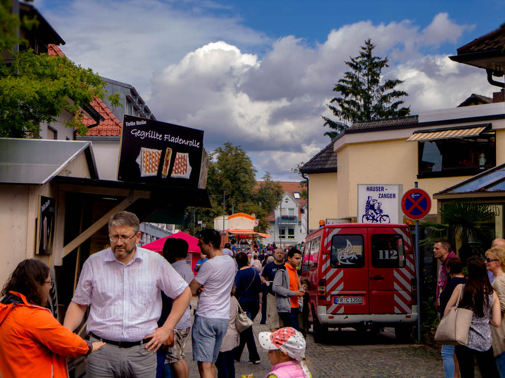 Die erste BZ Food Truck Meile in Bad Krozingen stie auf eine riesige Resonanz.