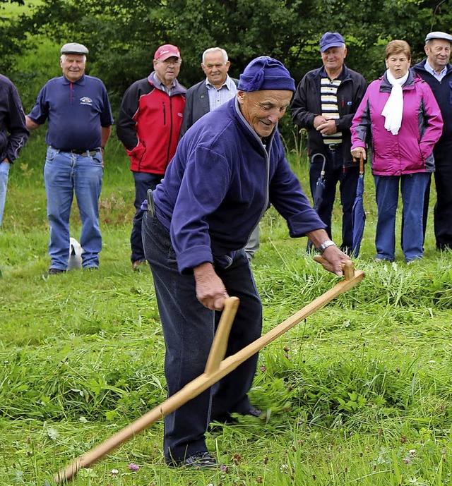 Der lteste Teilnehmer mit 81 Jahren war Ulrich Neininger aus Zindelstein.   | Foto: Rademacher
