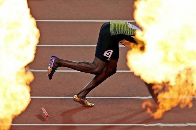 Fngt der verletzte Sprinter Usain Bolt in seinem letzten Rennen Feuer?
