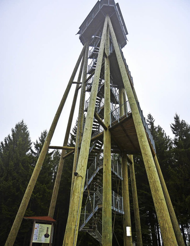 Steht  nach 13 Jahren  gut da: der Hnersedelturm.   | Foto: Benedikt Sommer