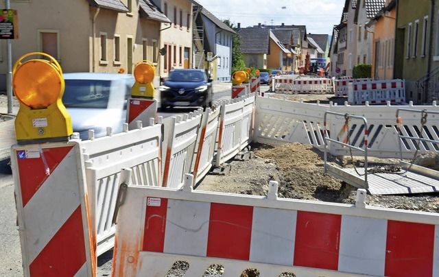 Die Ortsdurchfahrt Grafenhausen wird saniert.  | Foto: Karl Kovacs