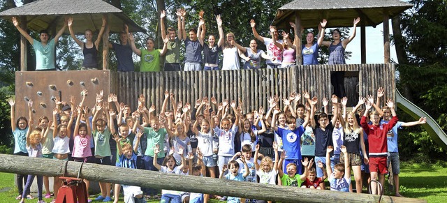 Viel Freude hatten die Kinder bei der ...in Niederbayern mit der Kolpingjugend.  | Foto: Kolpingjugend