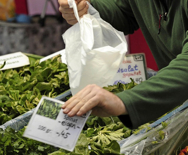 Der Markt ist in Lahr besonders beliebt.   | Foto: Bettina Schaller