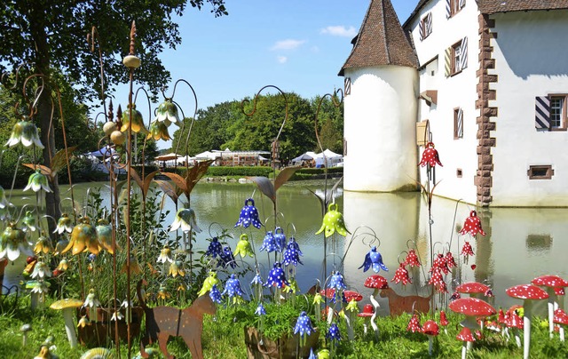 Das Gartenfestival Inzlingen rund ums ... groe Auswahl an Dekorationsartikeln.  | Foto: Nikolaus Trenz