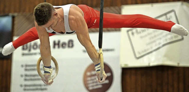 Lokalmatador Florian Wissert vom TV Herbolzheim   | Foto: Patrick Seeger