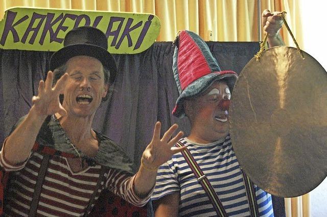 Clowntheater Kakerlaki gastiert heute, Donnerstag, im Logofit in Bonndorf