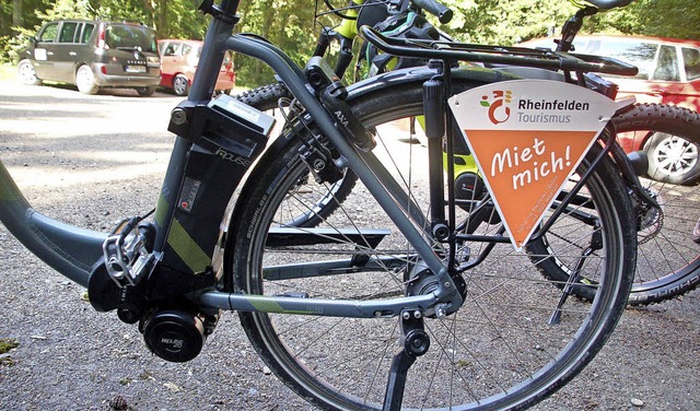 Das e-Bike ist im Kommen und fr Dinkelberg-Touren ideal.   | Foto: Petra Wunderle