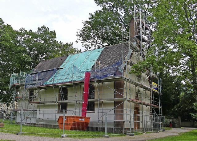 Die Kapelle St. Sebastian aus dem 17. ... auf dem Alten Friedhof wird saniert.   | Foto: Anna Bernasconi