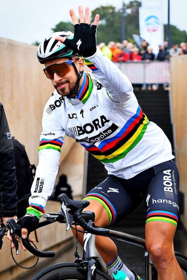 Der Slowake Peter Sagan vom Team Bora-...er sechsten Etappe der UCI World Tour.  | Foto: dpa