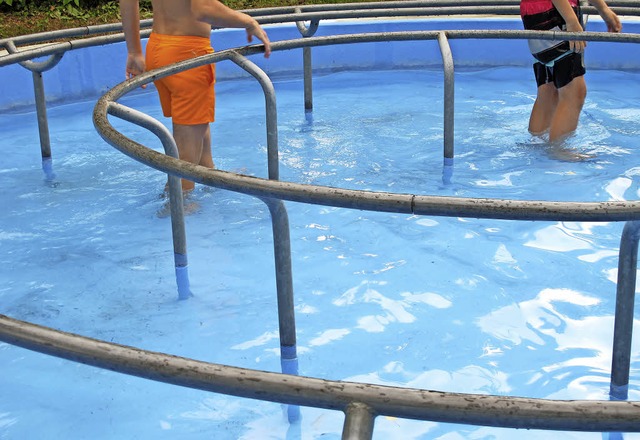 Die Wassertretanlage in Bamlach gehrt...echt zu den  Wertanlagen der Gemeinde.  | Foto: Jutta Schtz