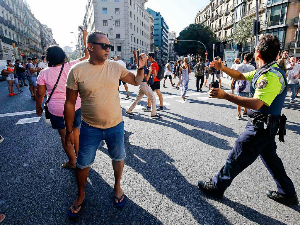 Auf Barcelonas Flaniermeile Las Ramblas hat es einen Terroranschlag gegeben.