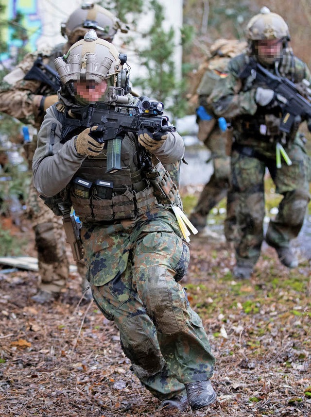 KSK-Soldaten beim Training  | Foto: dpa