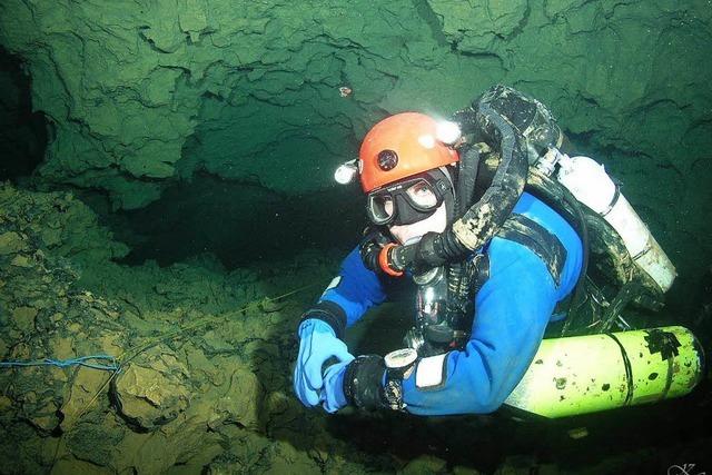 Ein Besuch in Deutschlands tiefster Unterwasserhöhle