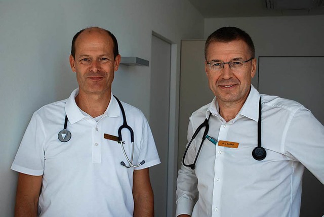 Richard Fischer und Jan Knoblich (von links)  | Foto: Thomas Loisl Mink