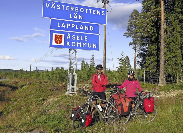 Ein Etappenziel ist erreicht: Lappland  | Foto: Globisch