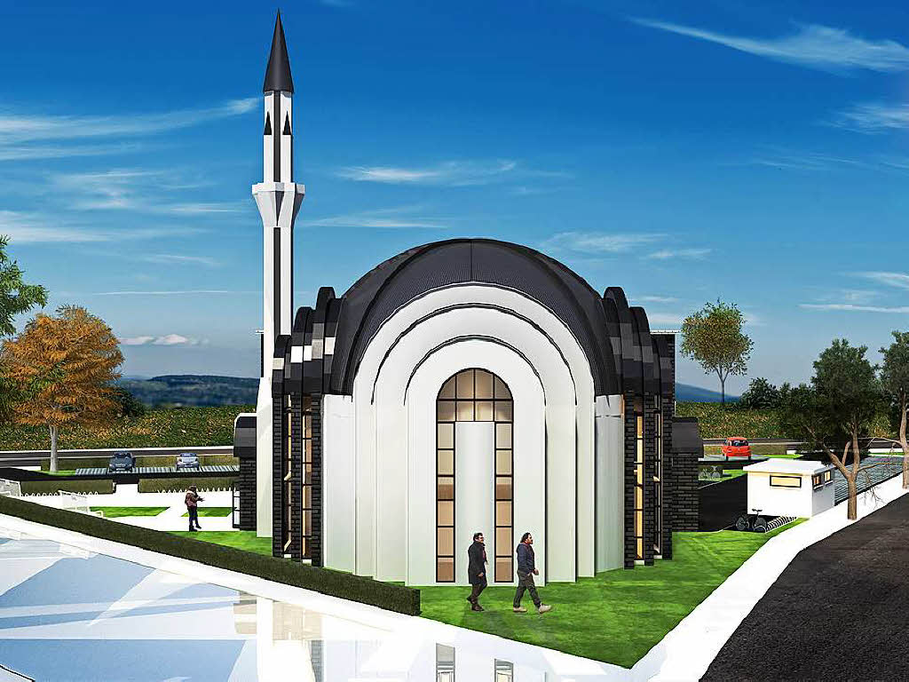 So soll die Moschee einmal aussehen.