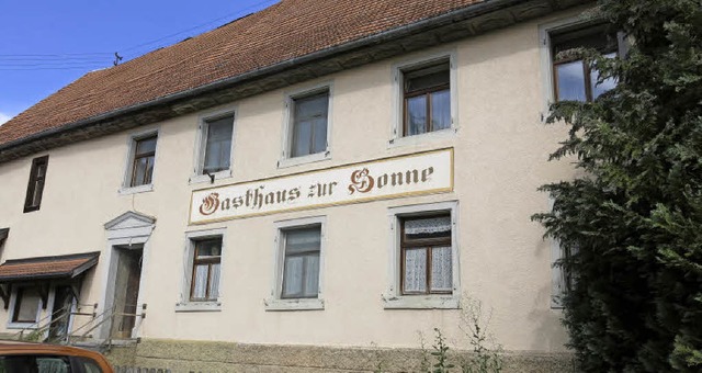 Das Gasthaus zur Sonne in Dillendorf (...te als 1. Adresse im Dorf erkennen.    | Foto: Erhard Morath