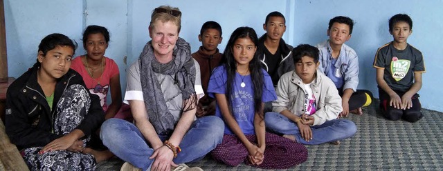 Alice Hlder mag die Nepalesen, die au...sie und ihre Spenden angewiesen sind.   | Foto: Reimold