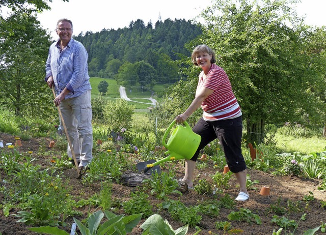 Am Ottilienberg in  Brunlingen haben ...h damit einen Herzenswunsch erfllt.    | Foto: Lendle