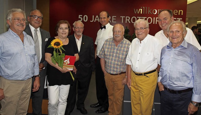 Die Macher  der Festschrift (von links...mas Schmiederer und Bruno Drrholder.   | Foto: Boris Burkhardt