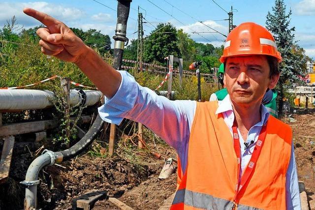 Bahn flutet Tunnelabschnitt mit 10.000 Kubikmeter Beton