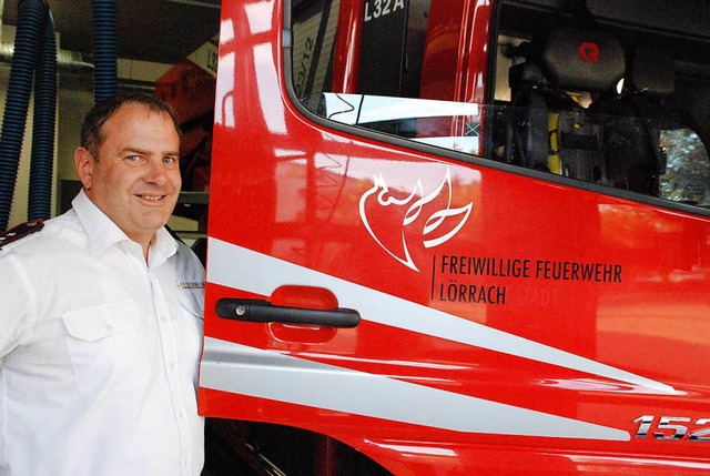 Stephan Schepperle ist stellvertretend...andmeister der Freiwilligen Feuerwehr.  | Foto: Maja Tolsdorf