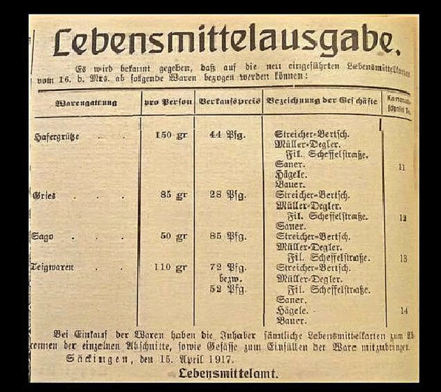 Kampf gegen den Hunger und fr eine ge...r ihre Lebensmittelkarten erhielten.   | Foto: Repros: Irene KrauSS