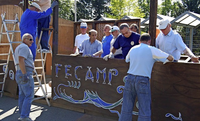 Die Bude des Freundeskreises Fcamp aus dem Jahr 2008   | Foto: Archiv: Valentin Ade