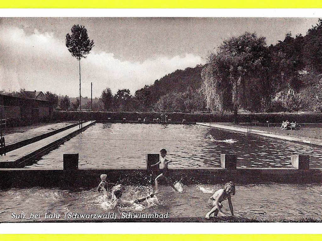 Das Sulzer Schwimmbad 1965