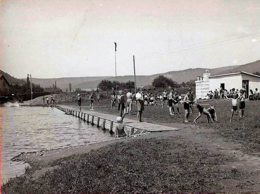 Das Strandschwimmbad in Seelbach 1938