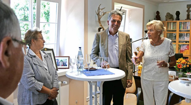 Gedenkfeier im Walter-Scheel-Haus: Bar...lvertreterin Elke Fritsch (von rechts)  | Foto: Schmidt