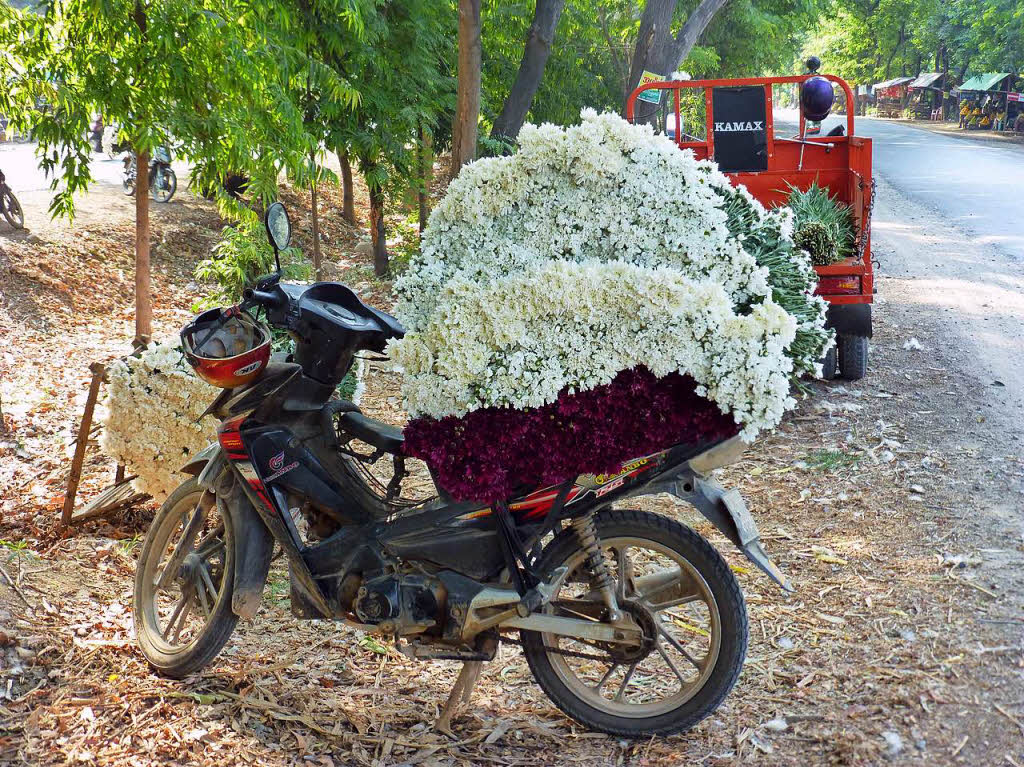 berladen  - gesehen in Myanmar von Andrea Braun aus Durbach.