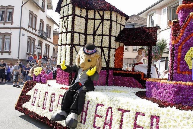 Blumenkorso beim Zuckerfestival Erstein