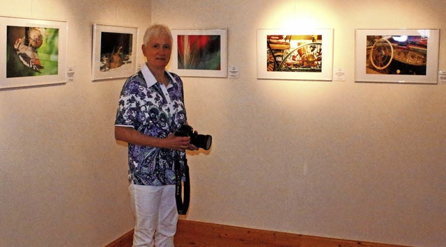 Barbara Vongehr zeigt im Kelnhofmuseum...ografien unter dem Titel Lebensfreude.  | Foto: Dagobert Maier
