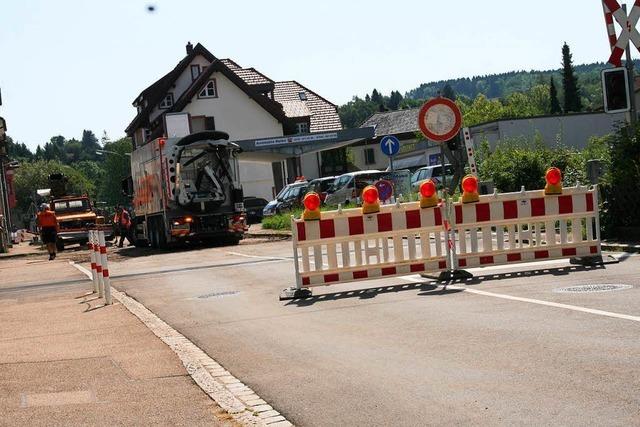 Bahnübergang Himmelreichstraße zwei Wochen gesperrt