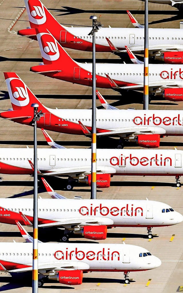 Bleibt wohl nicht eigenstndig: Air Berlin   | Foto: DPA