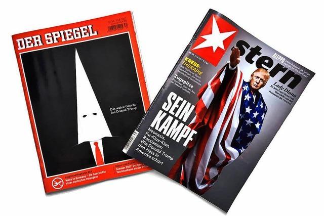 Stern und Spiegel: Magazin-Cover sorgen fr Diskussionen