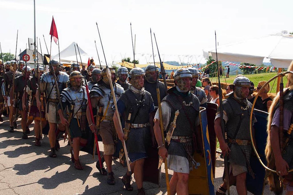 Die Legionäre unterwegs (Foto: Boris Burkhardt) Die Legionäre unterwegs (Foto: Boris Burkhardt)