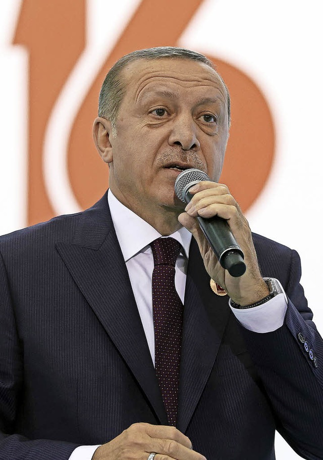 Stichelt gerne gegen Deutschland: Prsident Erdogan   | Foto: dpa