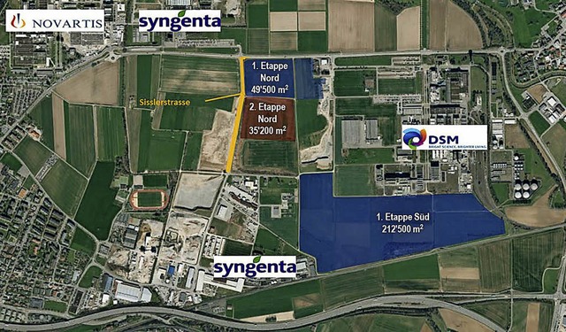 Im Sisslerfeld sollen weitere Firmen a...-Science-Branche angesiedelt werden.    | Foto: Visualisierung Archiv
