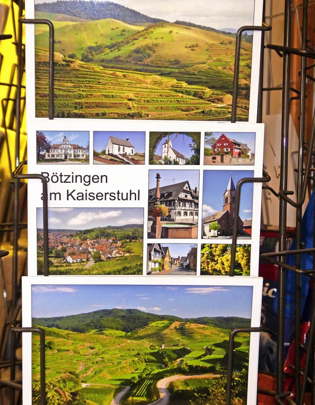 Die Btzinger Ansichtskarte, erstellt ...en mit Badberg  (oben) und Totenkopf.   | Foto: frietsch