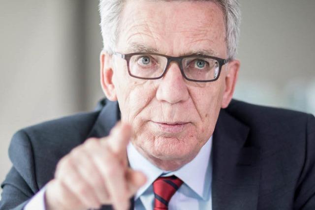 Minister de Maizire sagt Termin an der Dreilnderbrcke in Weil am Rhein ab