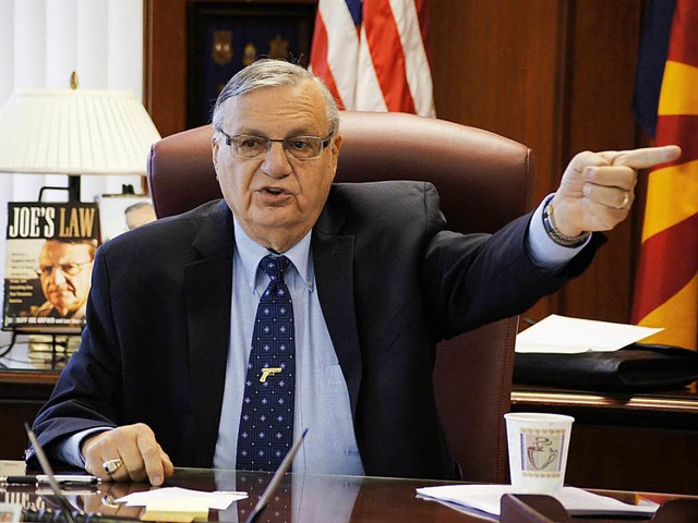 Joe Arpaio beim Interview 2013 in Phoenix.   | Foto: Markus Emerich