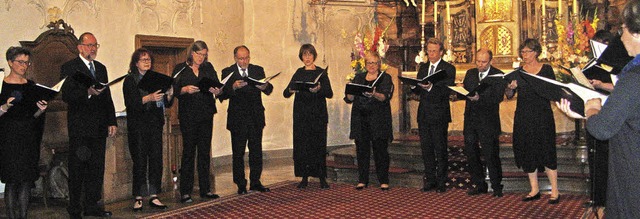 Erstaunlich stimmgewaltig: das Gesualdo Ensemble in Todtmoos  | Foto: Gertrud Freitag