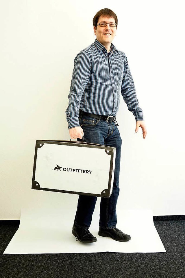 BZ-Redakteur Matthias Weniger ist nach...llung bei Outfittery zuversichtlich...  | Foto: Wolfgang Grabherr