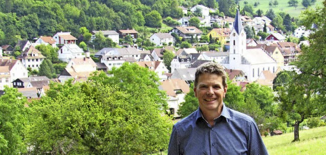 Amtsinhaber Marco Muchenberger ist der...t bei der Inzlinger Brgermeisterwahl.  | Foto: gemeinde