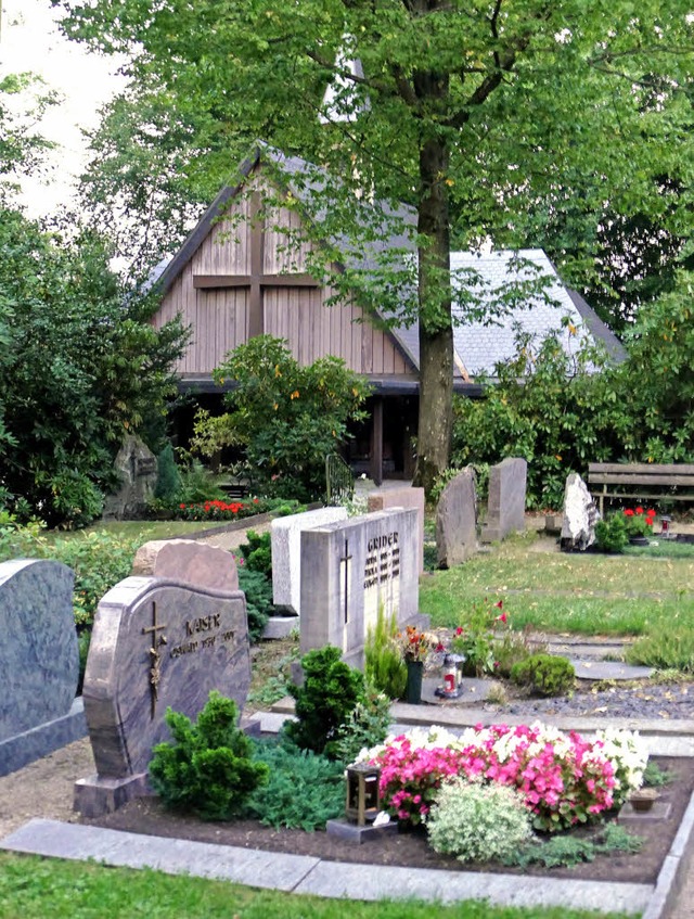 Wrdevolle Sttte fr die Toten: der Waldfriedhof   | Foto: Winfried Dietsche