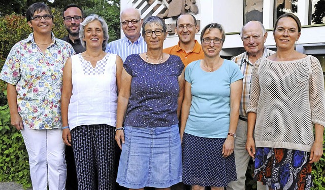 Elisabeth Appel (von links), Pfarrer N...hengemeinde an der Glotter organisiert  | Foto: Markus Zimmermann