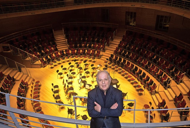 Spiritus Rector: Daniel Barenboim im neuen Pierre-Boulez-Saal   | Foto: dpa